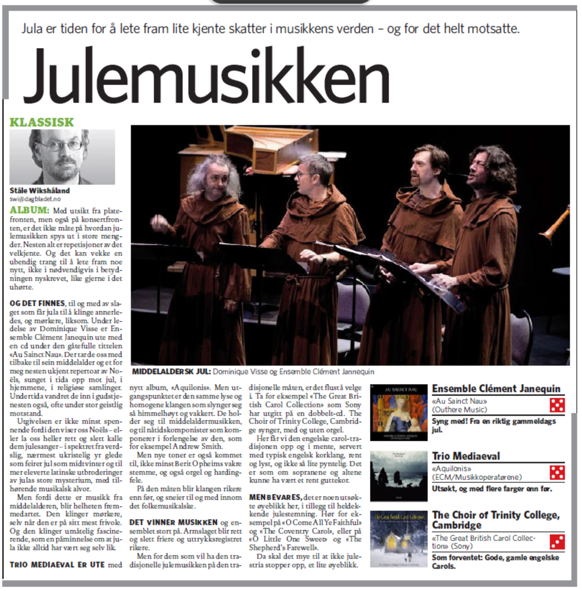Aquilonis review in Dagbladet